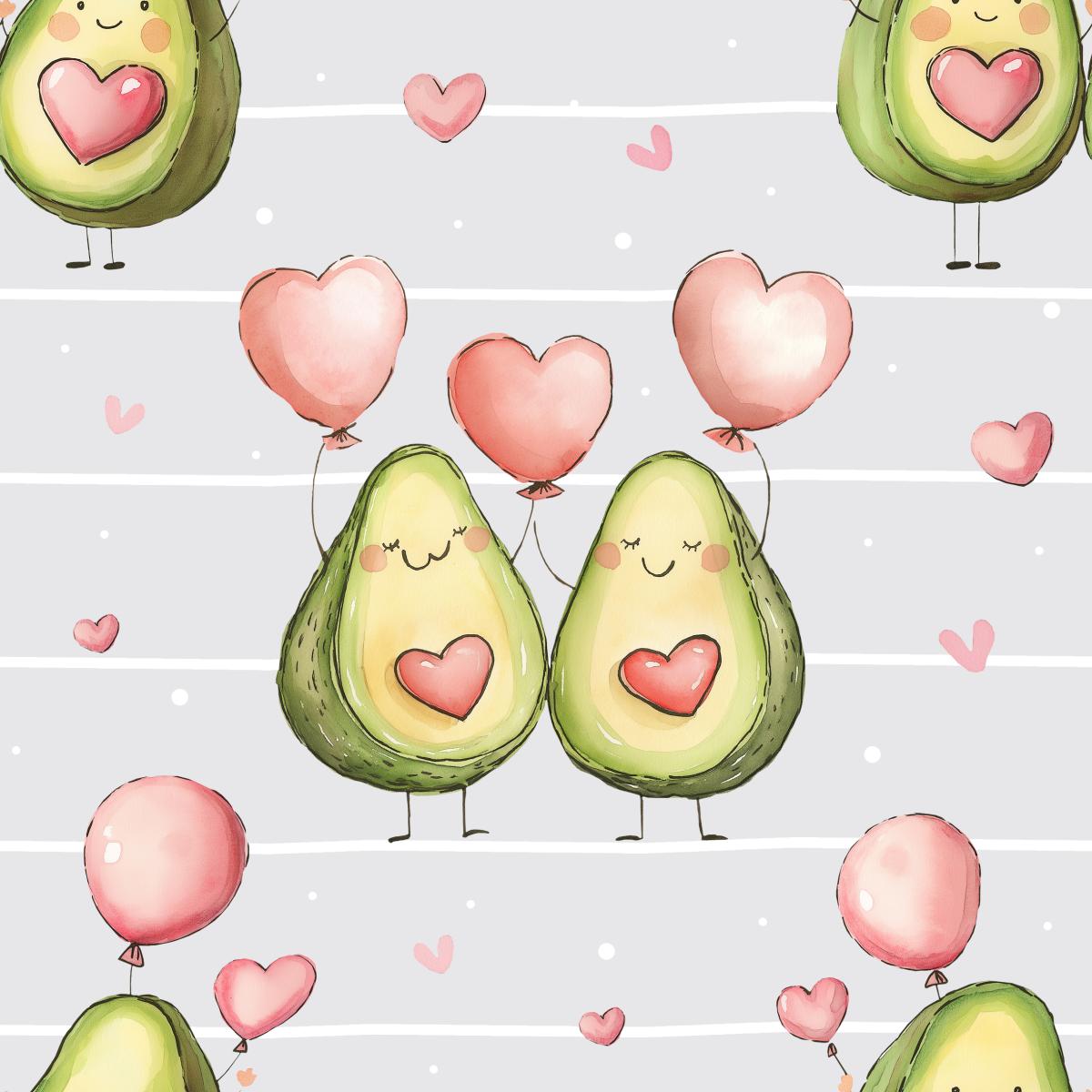 Avocados in love - Bio Jersey / Bio French Terry - Vorbestellung!!! Avocados in love - Bio Jersey / Bio French Terry - Vorbestellung!!!